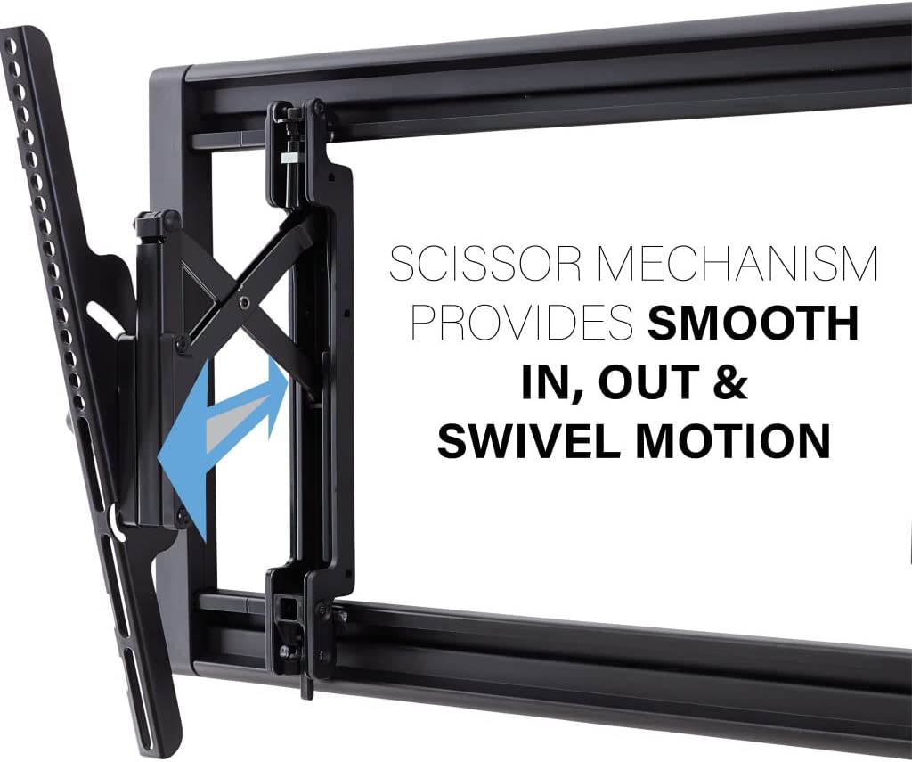 SANUS VLT7-B2 Advanced Tilt and Swivel 4D Premium TV Wall Mount for TVs up to 90"