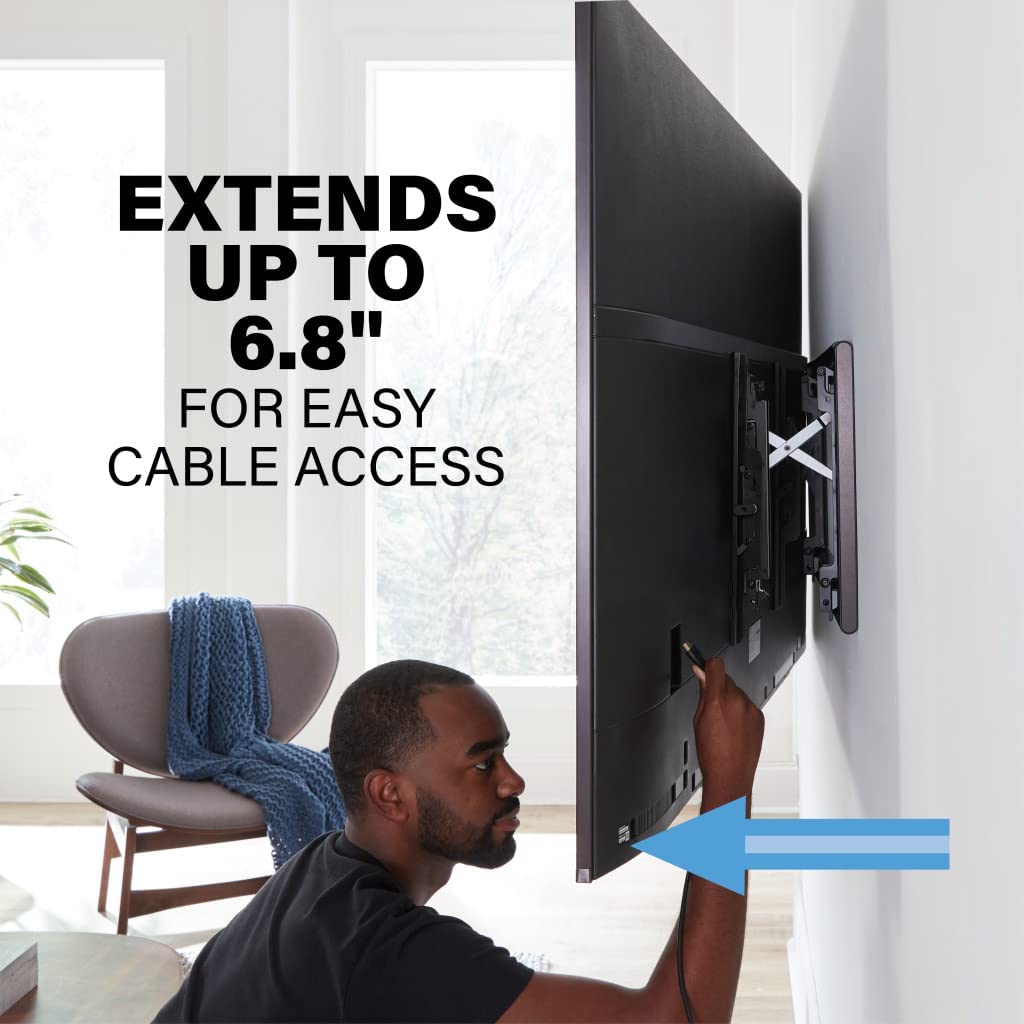SANUS VLT7-B2 Advanced Tilt and Swivel 4D Premium TV Wall Mount for TVs up to 90"