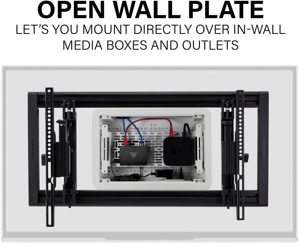 SANUS VLT7-B2 Advanced Tilt and Swivel 4D Premium TV Wall Mount for TVs up to 90"