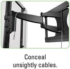 SANUS VMF620-B2 Premium Series Full-Motion+ Mount for 40" - 55" Screens Black
