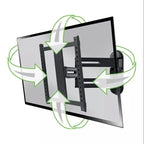 SANUS VMF822-B2 Full-Motion 4D + Shift™ TV Wall Mount for TVs 32"-65" - Black