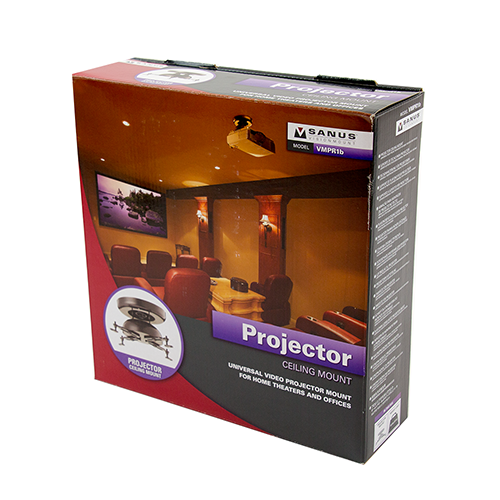 SANUS VMPR1 Tilt & Swivel Projector Mount for Projectors up to 22.73 kg