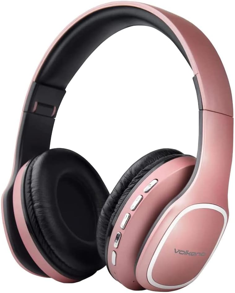 Volkano Phonic Series VK2002GD Bluetooth Folding Headphones with Mic