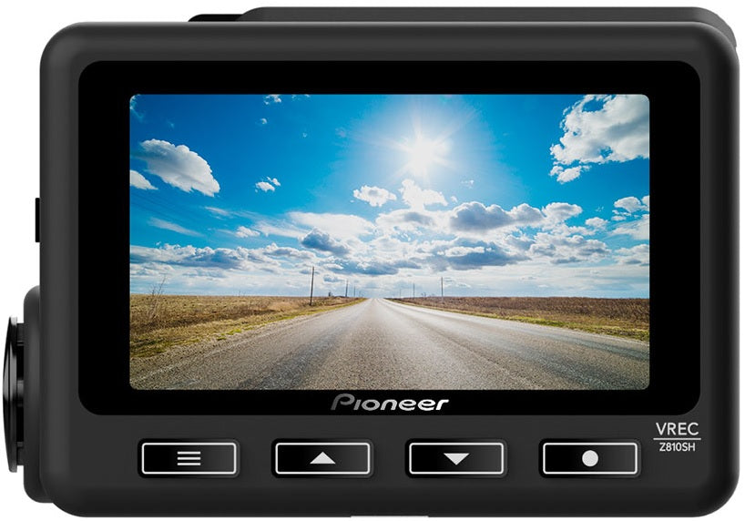 Pioneer VREC-Z810SH 1-Channel (Front) Dash Camera, 4K, 30 fps. 139° Wide Viewing Angle