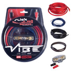 Vibe Amp Wiring Kit 4 AWG Amplifier Power, Earth RCA & Fuse Holder VSAWK4-V1