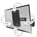 SANUS VSF817-B2 Full-Motion 4D® + Shift™ TV Wall Mount for TVs 19"-43"