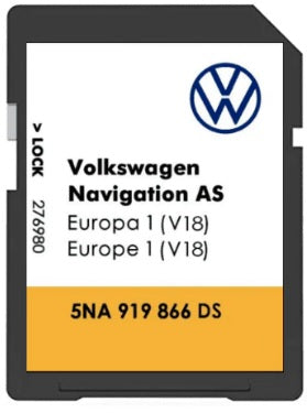 VW V18 (AS) 2023/2024 MIB2 SAT NAV SD CARD 32GB UK & EUROPE