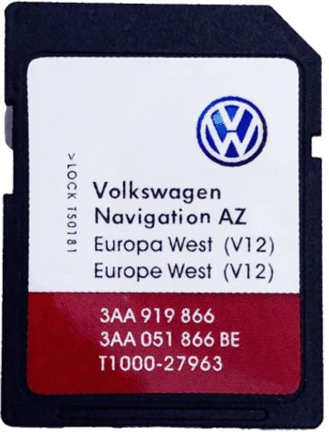 VW SEAT SKODA V12 (AZ) AMUNDSEN + RNS315 SAT NAV SD CARD MAP UK & EUROPE 2021