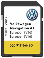 VW V16 (AT) MIB1 DISCOVER MEDIA SAT NAV SD CARD MAP UK & EUROPE