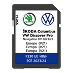 VW V21 (DV) DISCOVER PRO SAT NAV SD CARD MAP UK & EUROPE 2023/2024