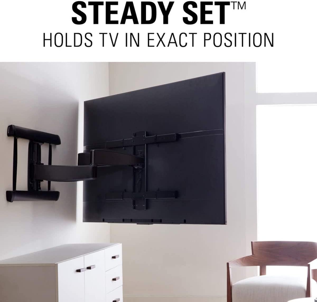 SANUS VXF730 XL Advanced Full-Motion Premium TV Mount for TV's up to 95” - Black