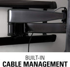 SANUS VXF730 XL Advanced Full-Motion Premium TV Mount for TV's up to 95” - Black