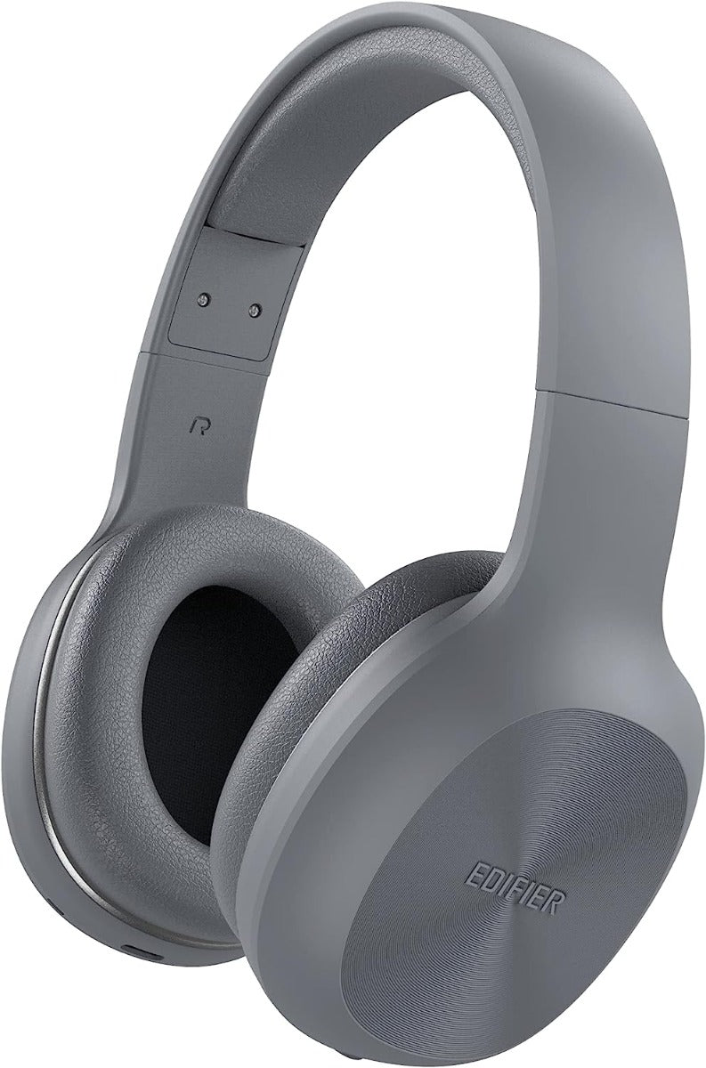 EDIFIER W600BT Wireless 30 Hour Playtime Over-Ear Bluetooth V5.1 Stereo Headphones - Grey