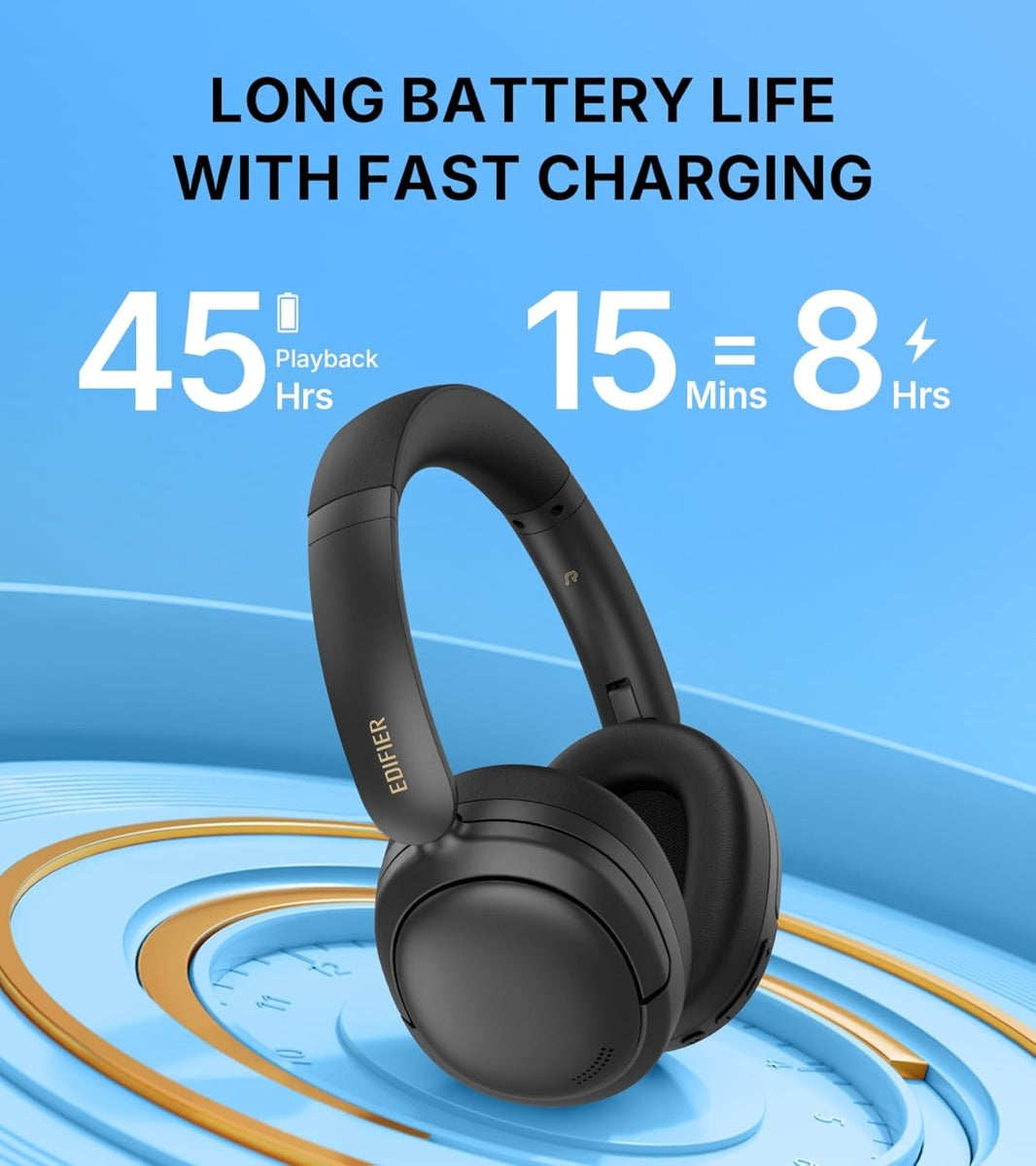 EDIFIER W800BT SE Wireless Bluetooth 4.0 35 Hours Playback Headphones - White