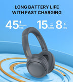 EDIFIER W800BT SE Wireless Bluetooth 4.0 35 Hours Playback Headphones -  Grey