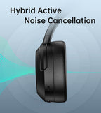 EDIFIER W820NB Active Noise Cancelling Bluetooth Stereo Hi-Res Headphones - GREY