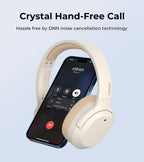 EDIFIER W820NB Active Noise Cancelling Bluetooth Stereo Hi-Res Headphones  - Ivory