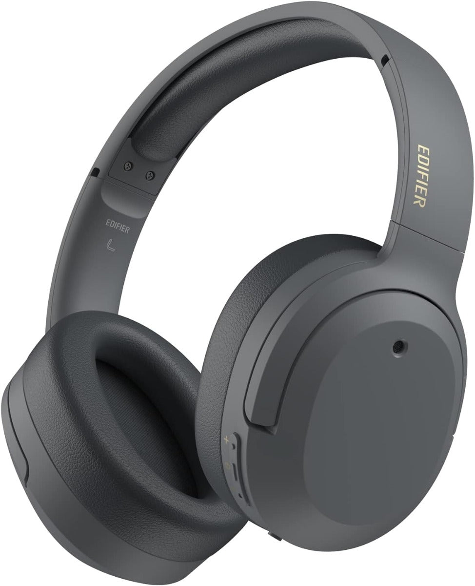 EDIFIER Wireless Bluetooth Over-Ear Active Noise Cancelation Headphones - Grey