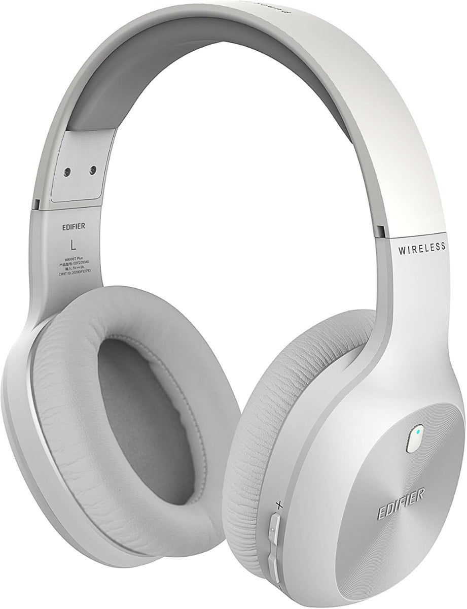 EDIFIER Wireless Bluetooth Over-Ear Active Noise Cancelation Headphones - White