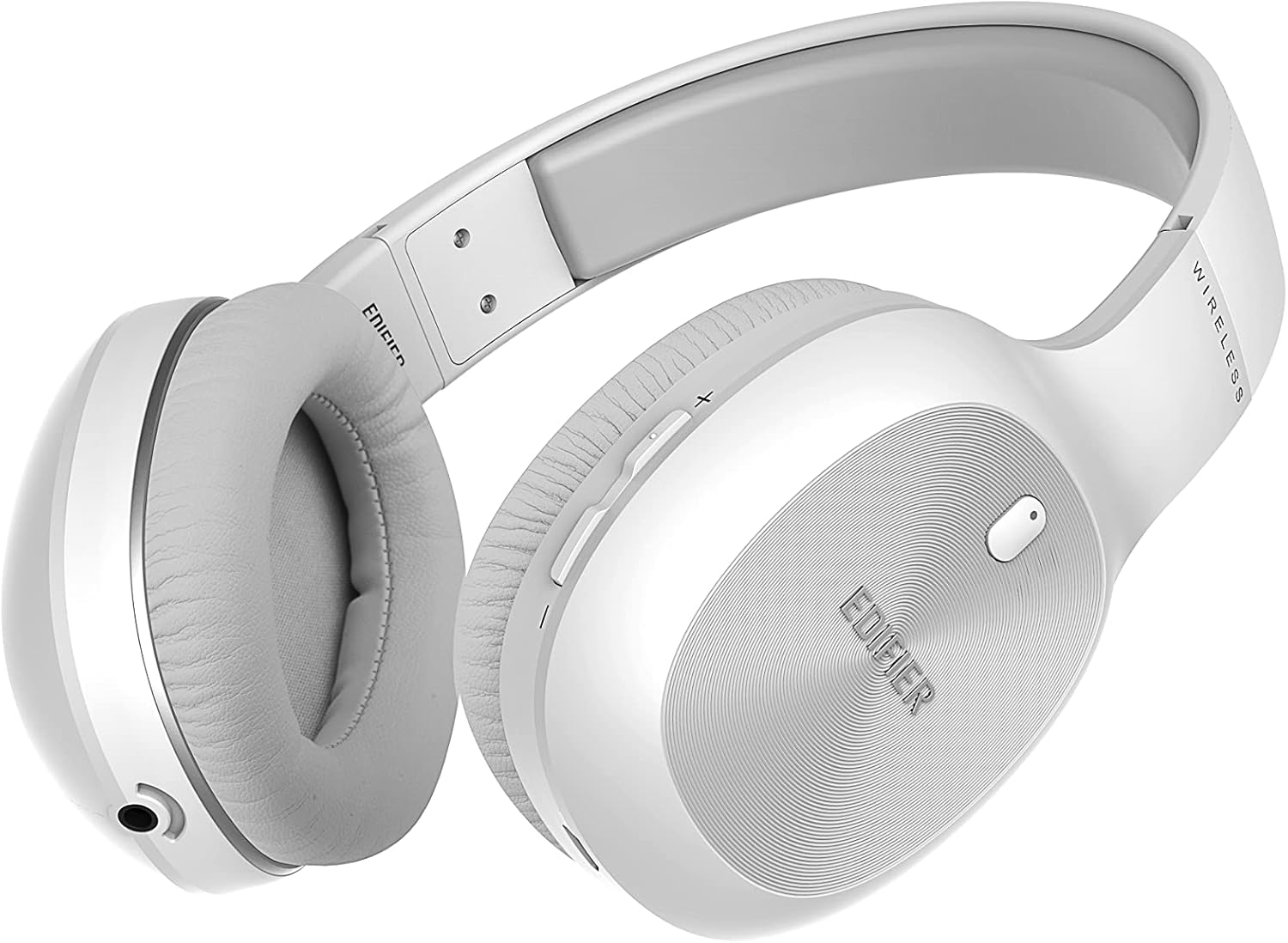 EDIFIER Wireless Bluetooth Over-Ear Active Noise Cancelation Headphones - White