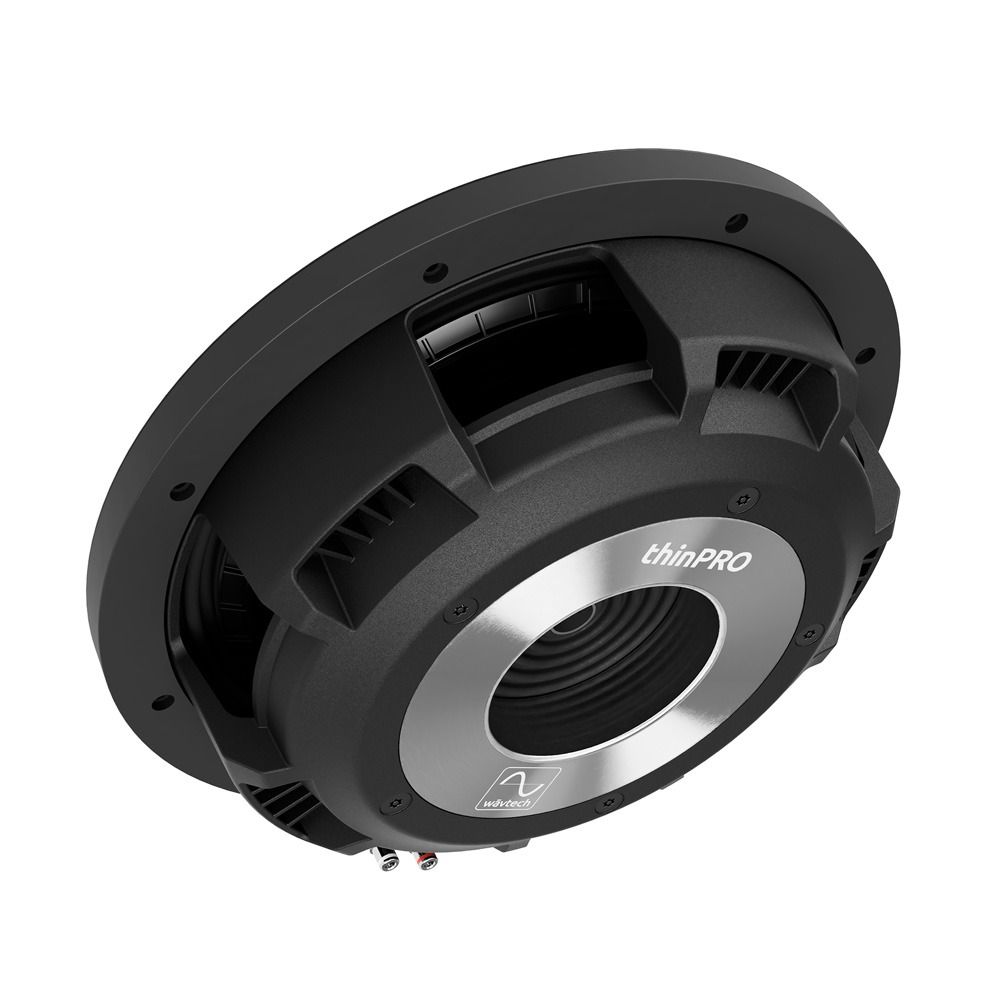 Wavtech THINPRO12-4 Shallow-mount 12" 4-ohm 600w Component Subwoofer