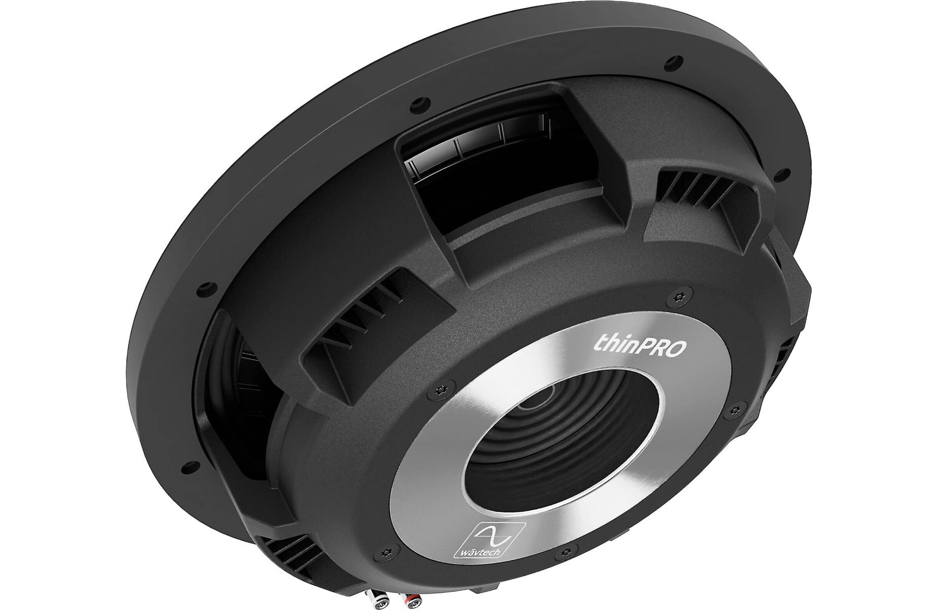 Wavtech thinPRO10-4 Shallow-mount 10" subwoofer Dual 4-ohm Voice Coils