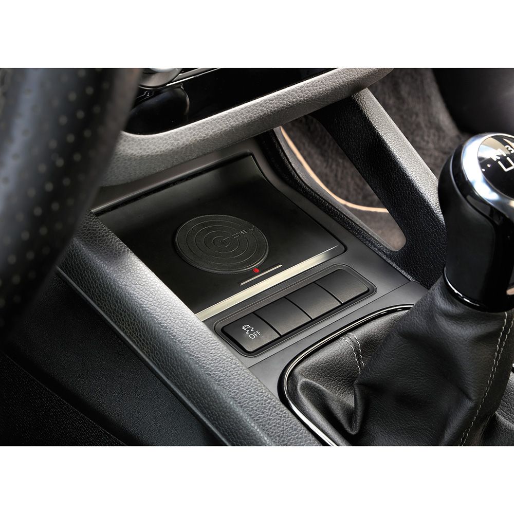 VW Eos 2006-2015, Scirocco 2008 onward, Jetta 2005-2010, Golf 2003-2012 Wireless Charging upgrade WCI-VW-10-07