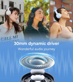EDIFIER WH500 Wireless Bluetooth On-Ear Headphones - Black