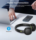 EDIFIER WH500 Wireless Bluetooth On-Ear Headphones - Black