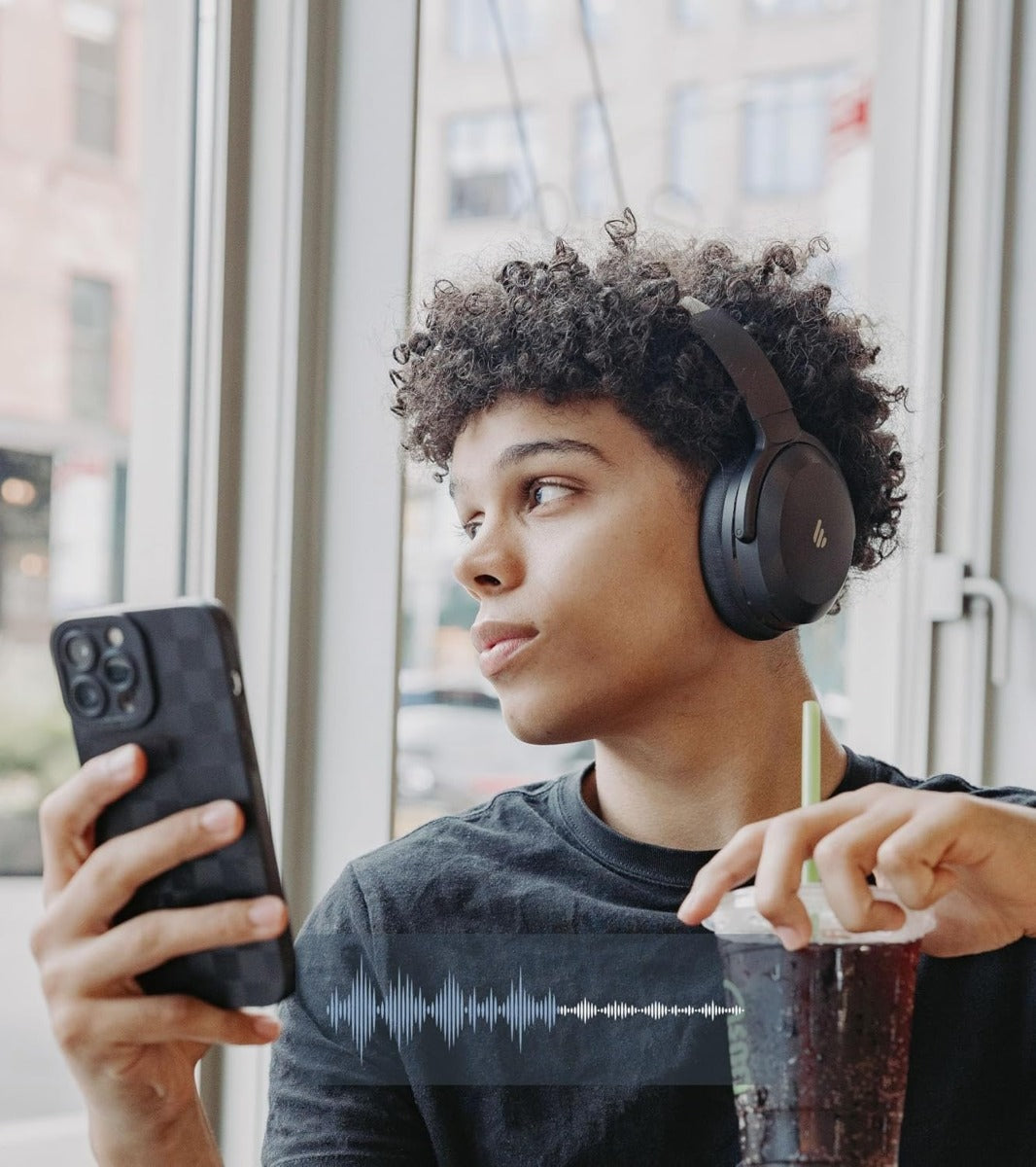EDIFIER WH700NB Pro Wireless Over-Ear Headphones with ANC - Black