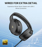 EDIFIER WH700NB Pro Wireless Over-Ear Headphones with ANC - Black