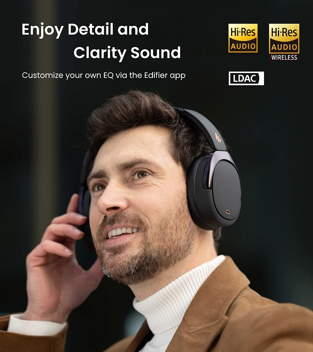 EDIFIER WH950NB Wireless Noise Cancellation Over-Ear Headphones