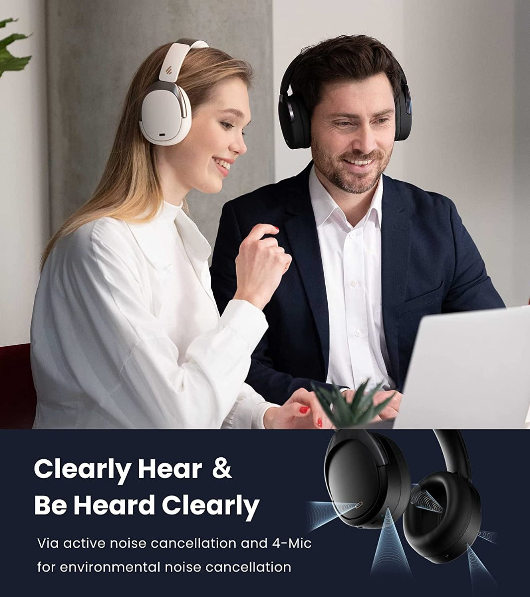 EDIFIER WH950NB Wireless Noise Cancellation Over-Ear Headphones
