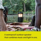 Pure Audio Woodland Glow waterproof outdoor speaker with LED lamp