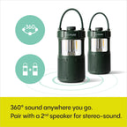 Pure Audio Woodland Glow waterproof outdoor speaker with LED lamp