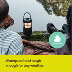 Pure Audio Woodland Glow waterproof outdoor speaker with LED lamp