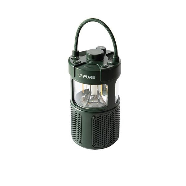 Pure Audio Woodland Glow waterproof outdoor speaker with LED lamp