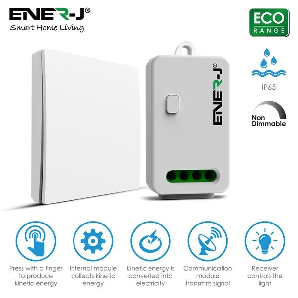 ENER-J WS1060X Wireless Kinetic Switch Bundle Kit