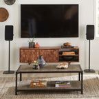 SANUS WSS52 Speaker Stand Designed for Sonos Five and Play: 5 Speakers Black - Single