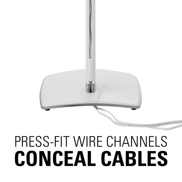 Sanus WSSA1-W2 SONOS Adjustable Height Stands for PLAY:1 & PLAY:3 - Wite  (Single)