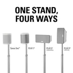 Sanus WSSA1-W2 SONOS Adjustable Height Stands for PLAY:1 & PLAY:3 - Wite  (Single)