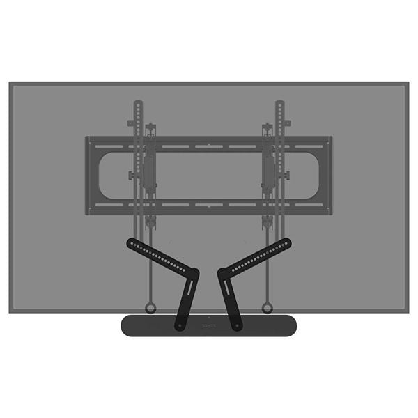 SANUS WSSAFM1-B2 Soundbar Mount Designed for Sonos Ray™