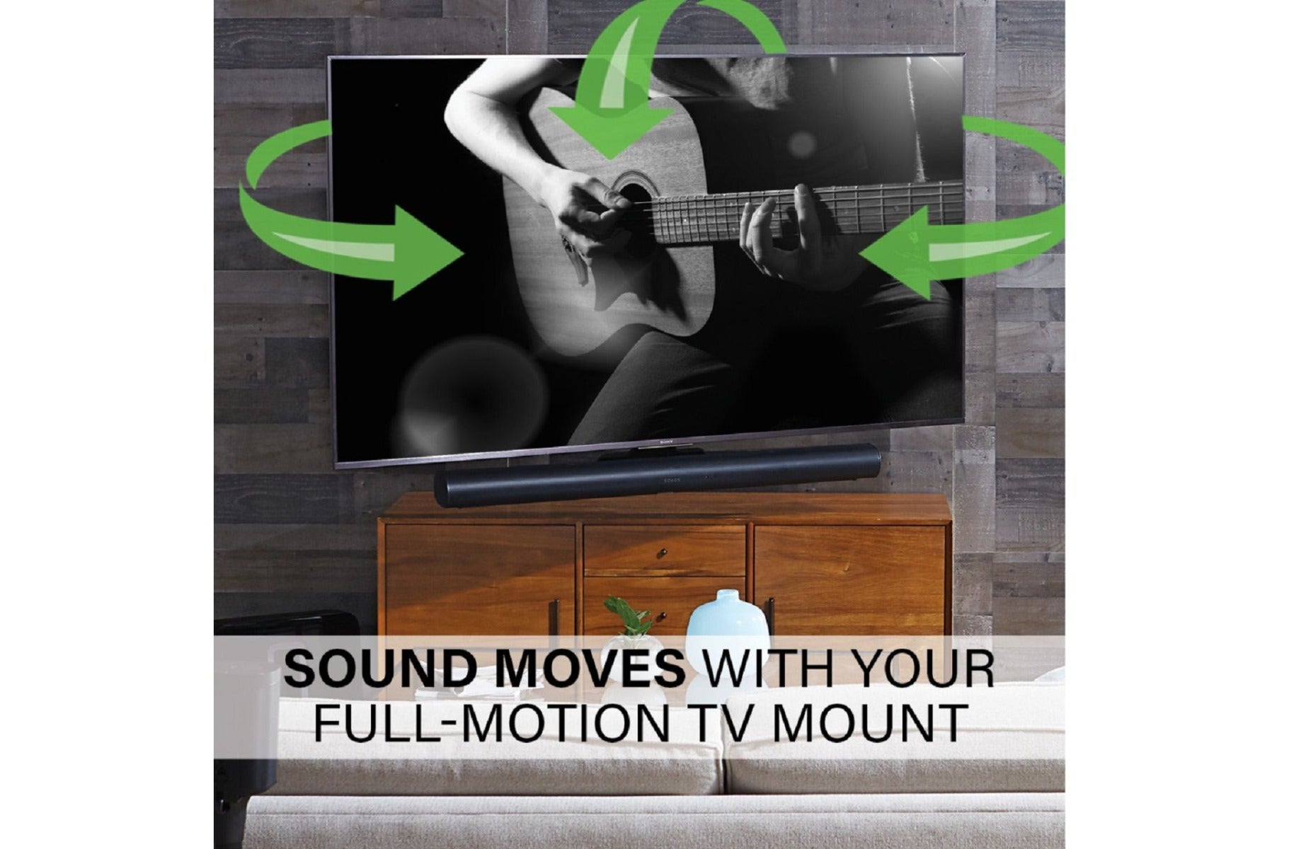 SANUS WSSATM1-B2 TV Wall Mount for Sonos Arc