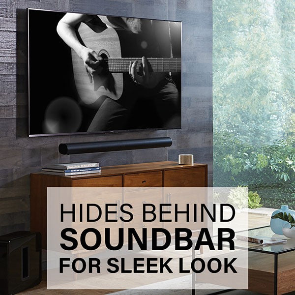 SANUS WSSAWM1-B2 Extendable Wall Mount Bracket for Sonos ARC Soundbar - Black