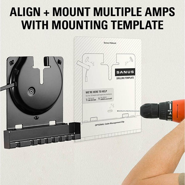 SANUS Sonos WSSCAM1 Slim Wall Mount for Sonos Amp