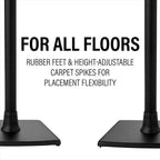 Sanus WSSE12-B2 SONOS Era 100 Fixed Height Speaker Stand - Black