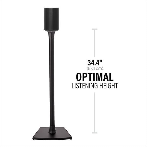 Sanus WSSE12-B2 SONOS Era 100 Fixed Height Speaker Stand - Black