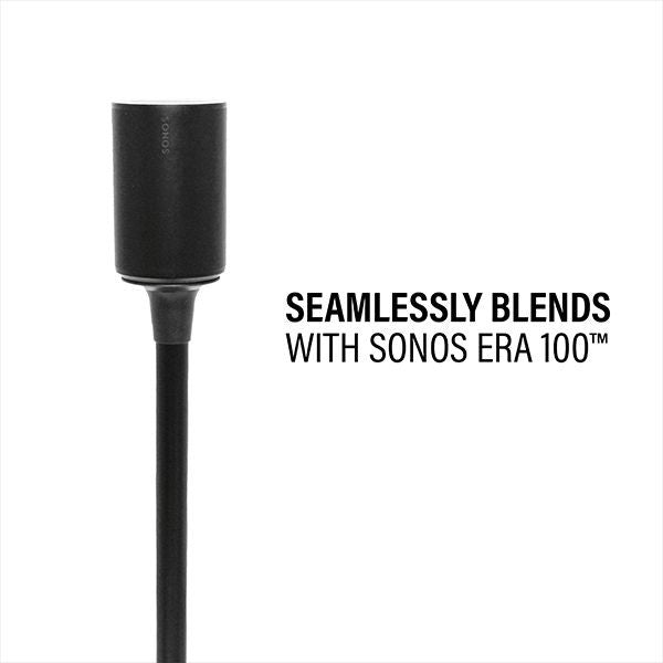 Sanus WSSE12-B2 SONOS Era 100 Fixed Height Speaker Stand - Black