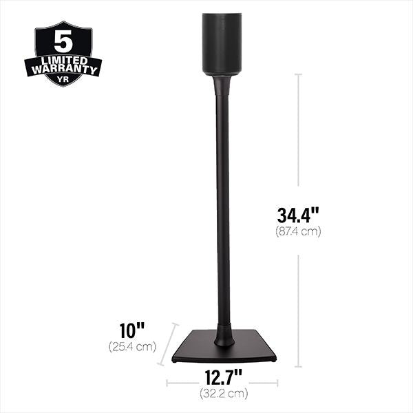Sanus WSSE12-B2 SONOS Era 100 Fixed Height Speaker Stand - Black