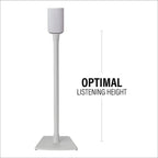 Sanus WSSE12-W2 SONOS Era 100 Fixed Height Speaker Stand - White Pair
